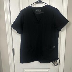 Black Figs medical scrub top PO 1404. M
